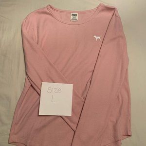 PINK Pink Waffle Logo Top